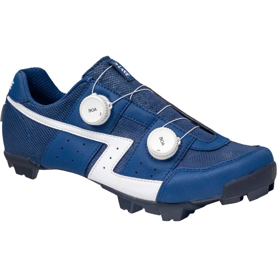 Lake MX30G Mesh Cycling Shoe - Men's Mesh-Blue/White