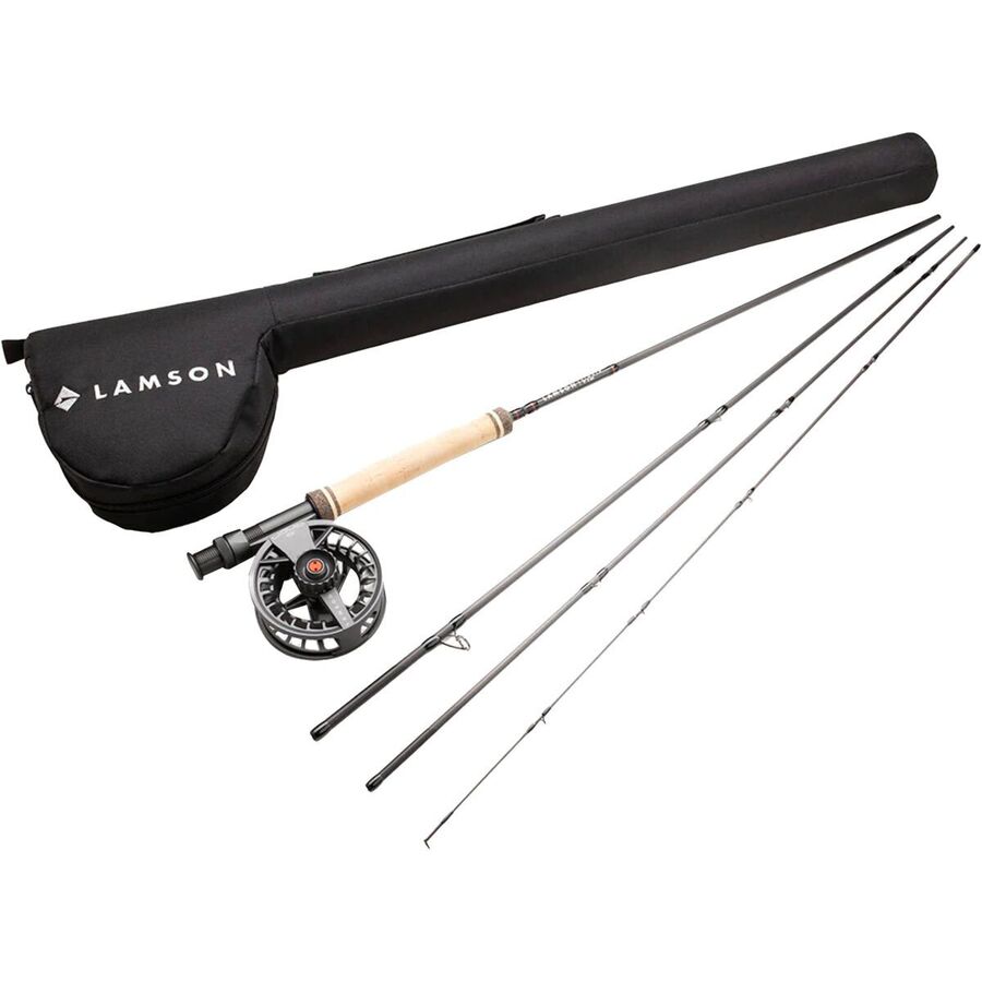 Lamson Liquid Fly Rod And Reel Outfit With Line