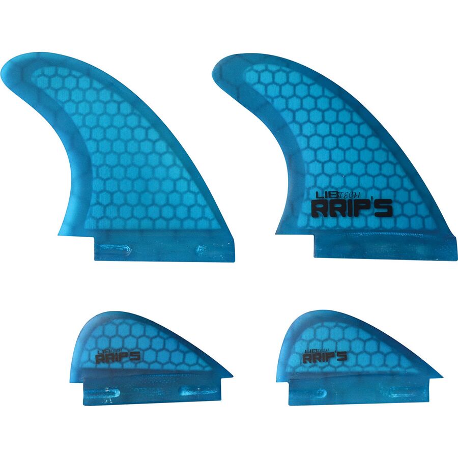 Lib Technologies Wakesurf Quad Fin Set Blue