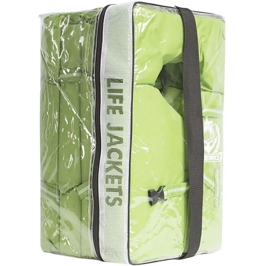 Liquid Force Boaters Safety CGA Life Vest - 4-Pack High Vis. Green