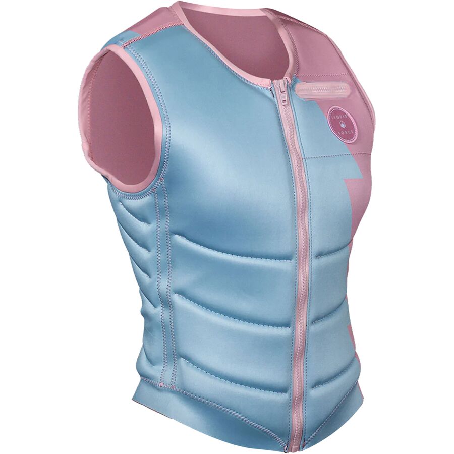 Liquid Force Breeze Claudia Comp Life Vest Blue/Rose