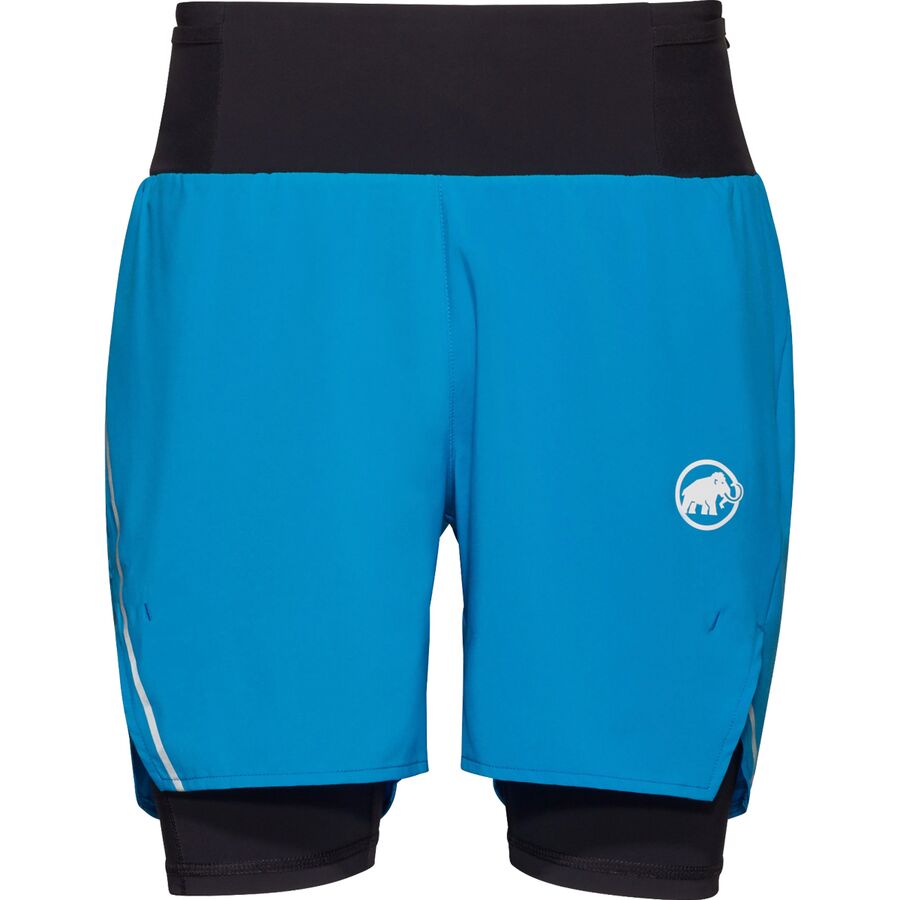 Mammut Aenergy TR 2 In 1 Short - Men's Glacier Blue/Black