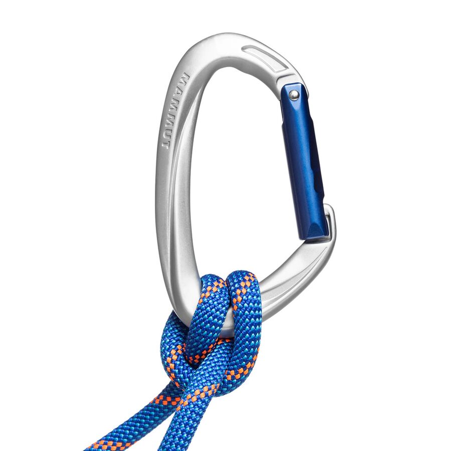 Mammut Crag Keylock Carabiner Bent Gate Ultramarine