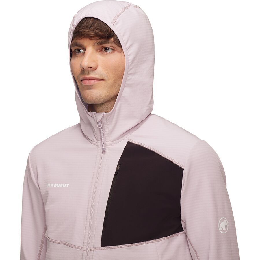 Mammut Madris Light ML Hooded Jacket - Men's Alpine Calamint/Black