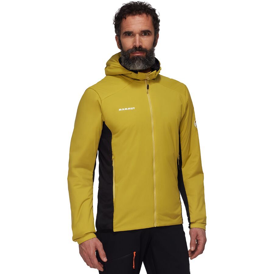 Mammut Rime Light IN Flex Hooded Jacket - Men's Aura/Black