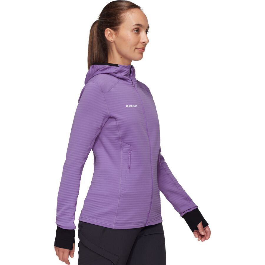 Mammut Taiss Light ML Hooded Jacket - Women's Lavandin/Black