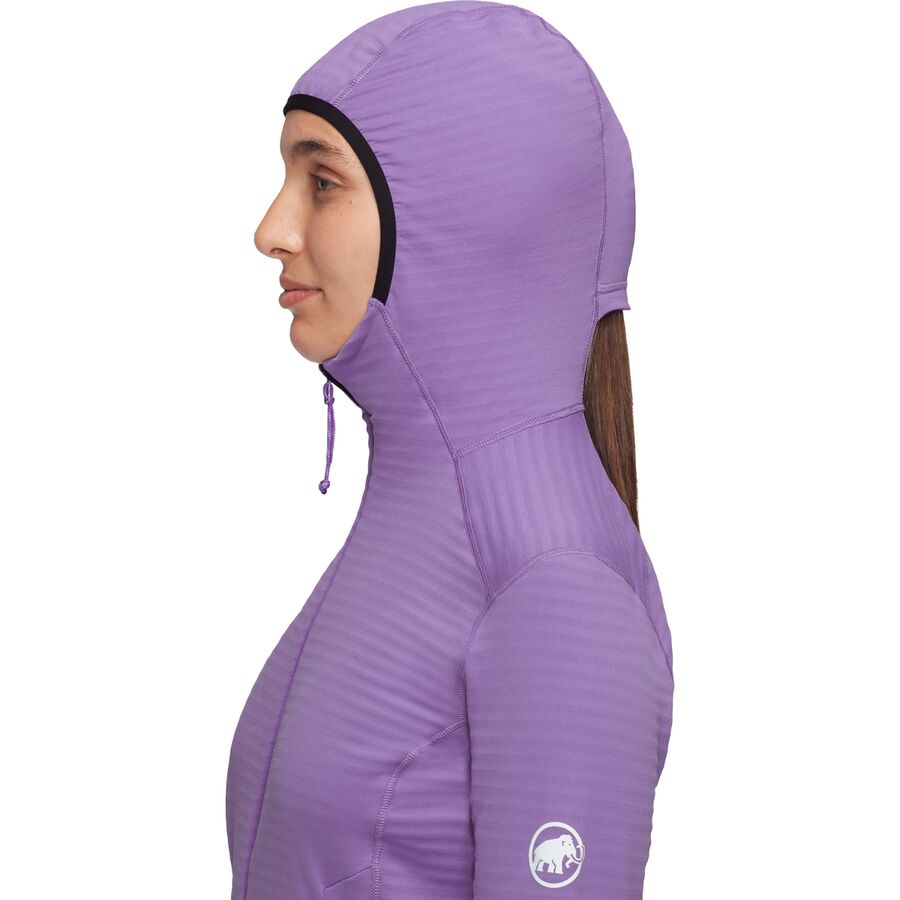 Mammut Taiss Light ML Hooded Jacket - Women's Lavandin/Black