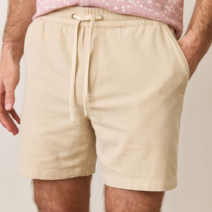 Marine Layer Saturday Stretch Selvage Short - Men's Sand