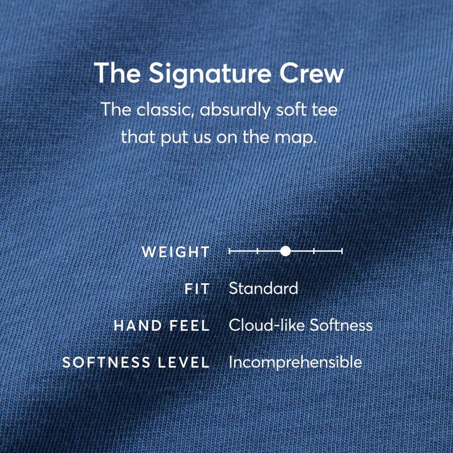 Marine Layer Signature Crew Stripe T-Shirt - Men's Iceberg Green