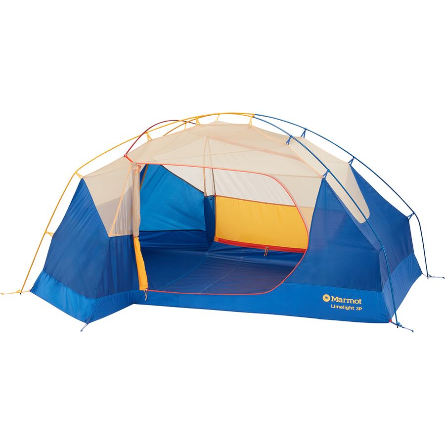 Marmot Limelight Tent: 3-Person 3-Season Solar/Red Sun