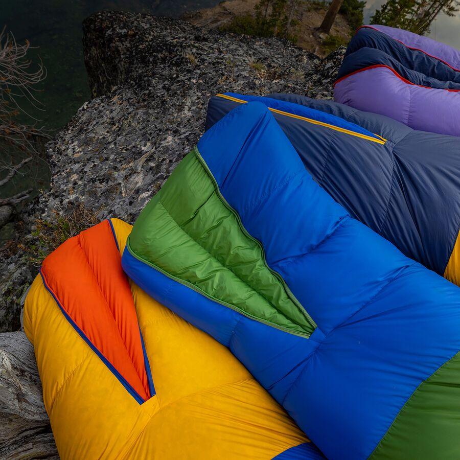 Marmot Sawtooth Sleeping Bag: 15F Down Dark Azure/Foliage