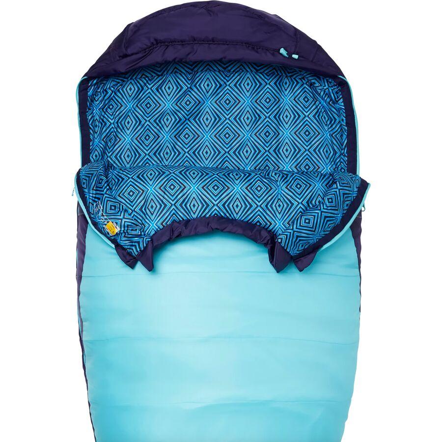 Marmot Trestles 15 Sleeping Bag: 15F Synthetic - Women's French Blue/Harbor Blue