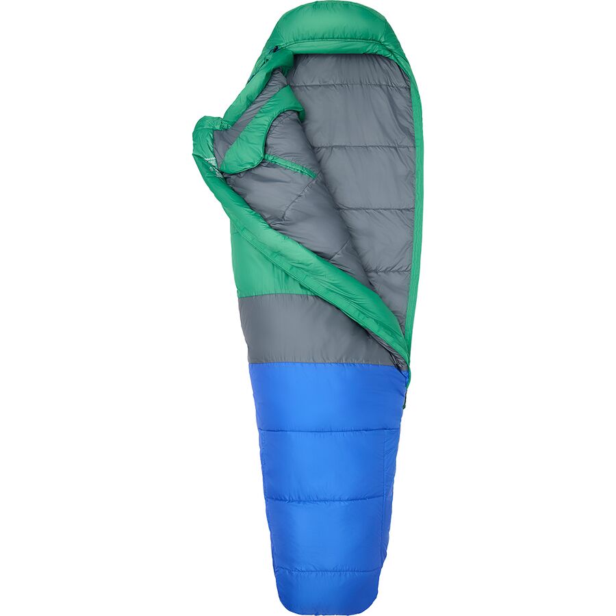Marmot Trestles Elite Eco 30 Sleeping Bag - Kids' Trail Blue/Clover