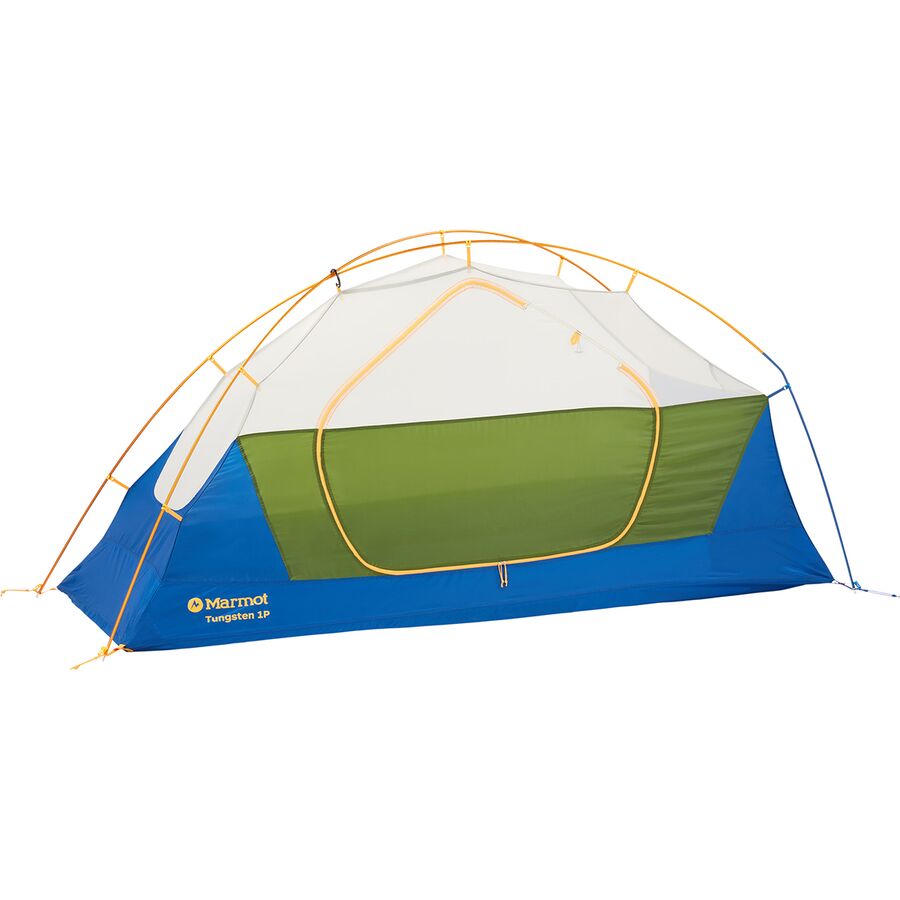 Marmot Tungsten Tent: 1-Person 3-Season Foliage/Dark Azure