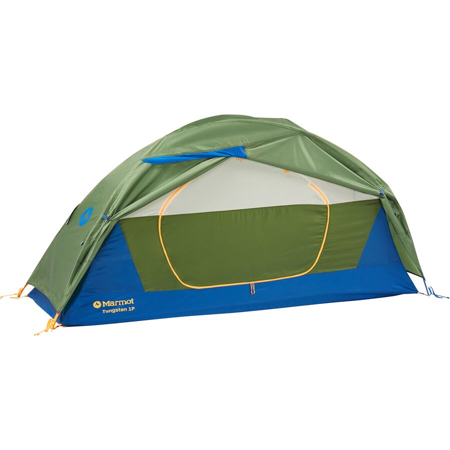 Marmot Tungsten Tent: 1-Person 3-Season Foliage/Dark Azure