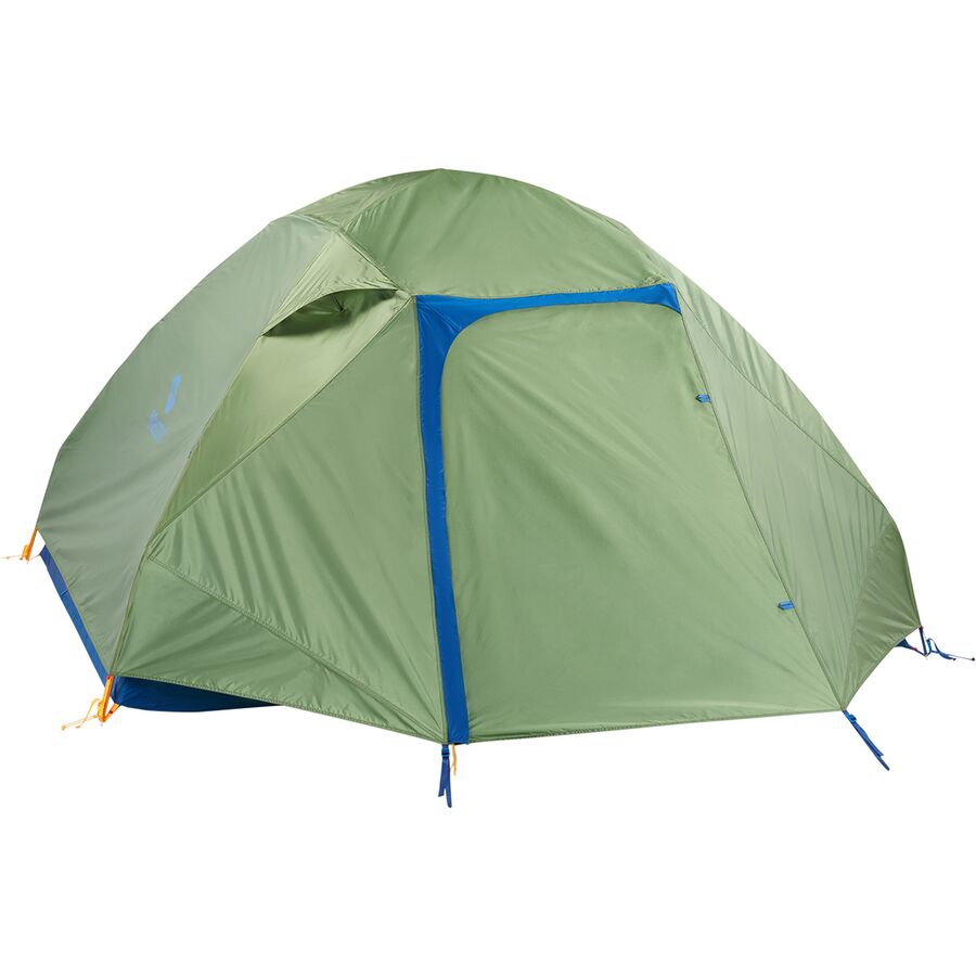Marmot Tungsten Tent: 4-Person 3-Season Foliage/Dark Azure