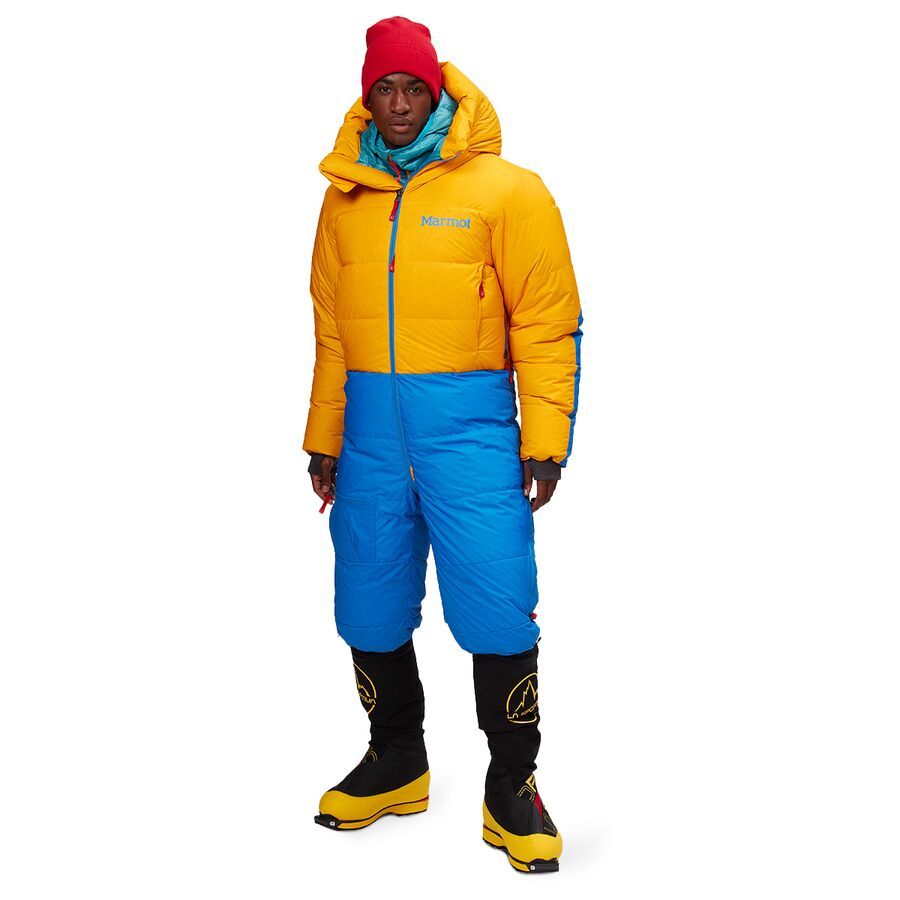 Marmot Warmcube 8000M Suit - Men's Solar/Clear Blue