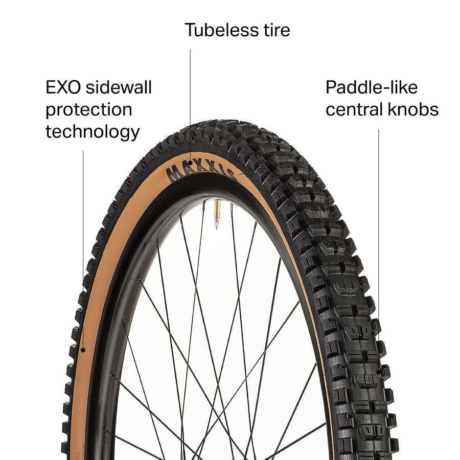 Maxxis Minion DHR II Wide Trail Dual Compound EXO/TR 29in Tire Dark Tan Wall Dual Compound/EXO/TR