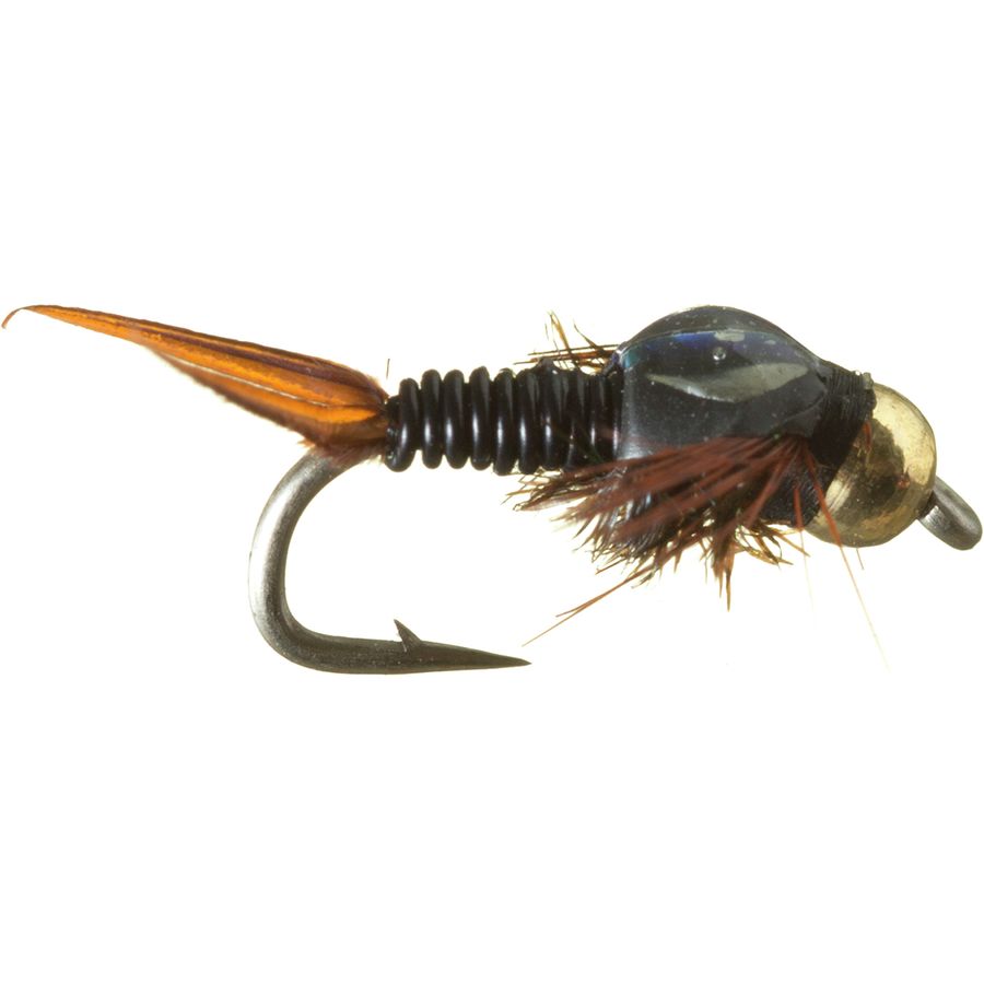 Montana Fly Company BH Epoxyback Copper Nymph - 12-Pack Black