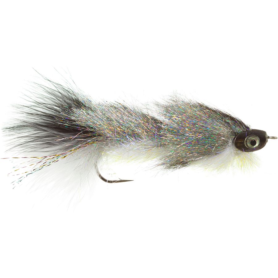 Montana Fly Company Coffey's Articulated Sparkle Minnow - 12 Pack Smoke