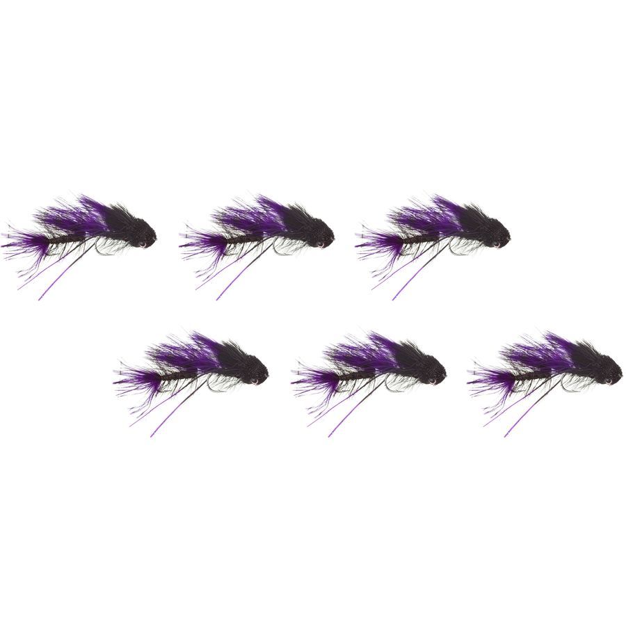 Montana Fly Company Galloup's Mini Dungeon - 6 Pack Black