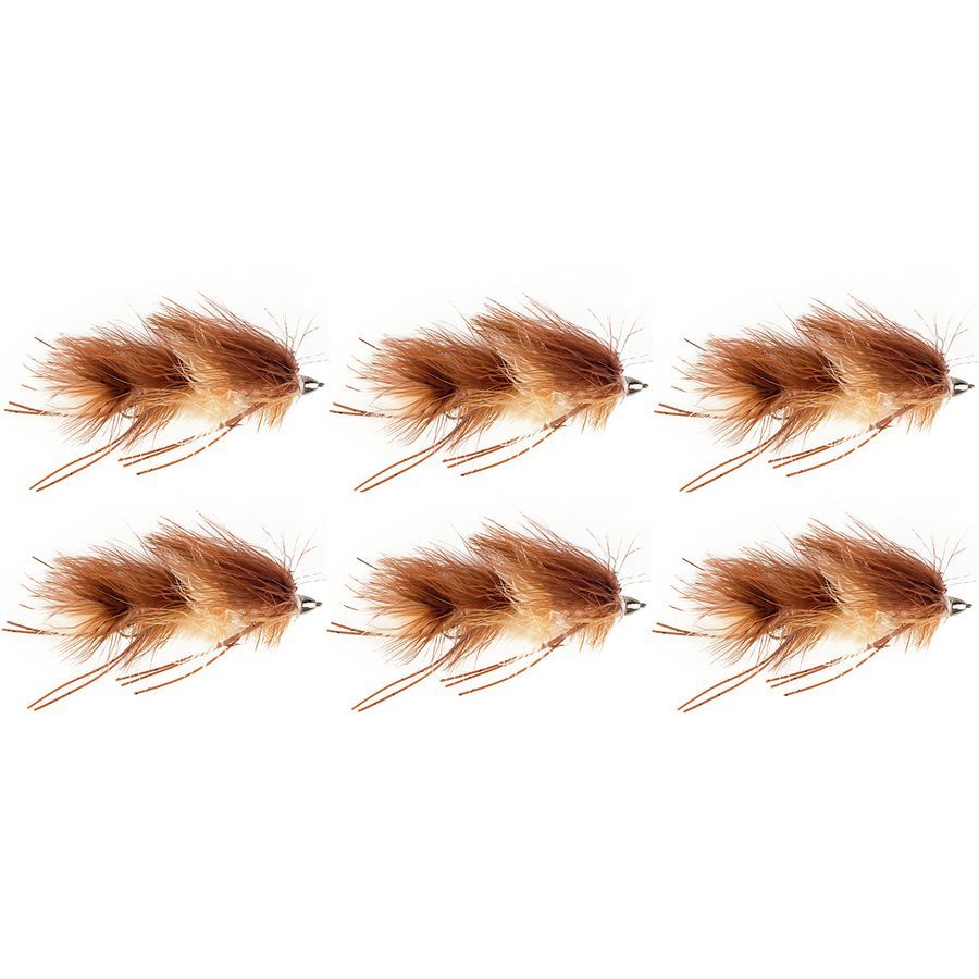 Montana Fly Company Galloup's Peanut Envy - 6 Pack Brown/Tan