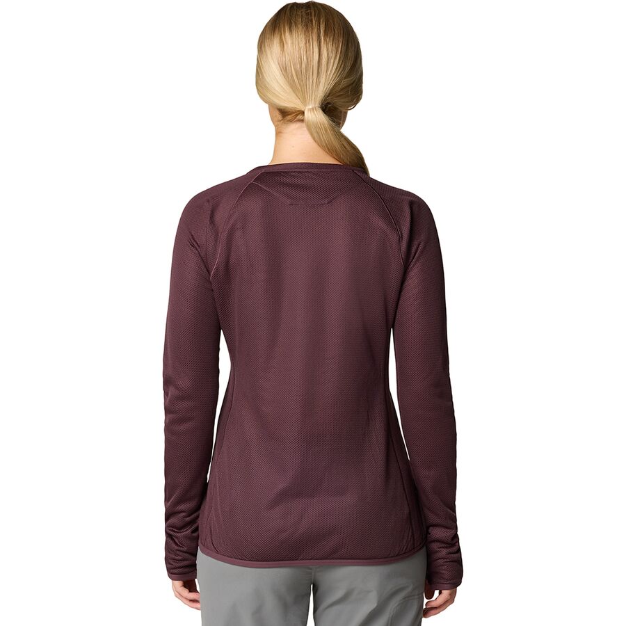Mountain Hardwear AirMesh Long-Sleeve Crew Top - Women's Blackberry
