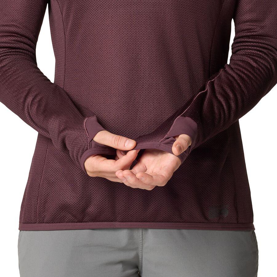 Mountain Hardwear AirMesh Long-Sleeve Crew Top - Women's Blackberry
