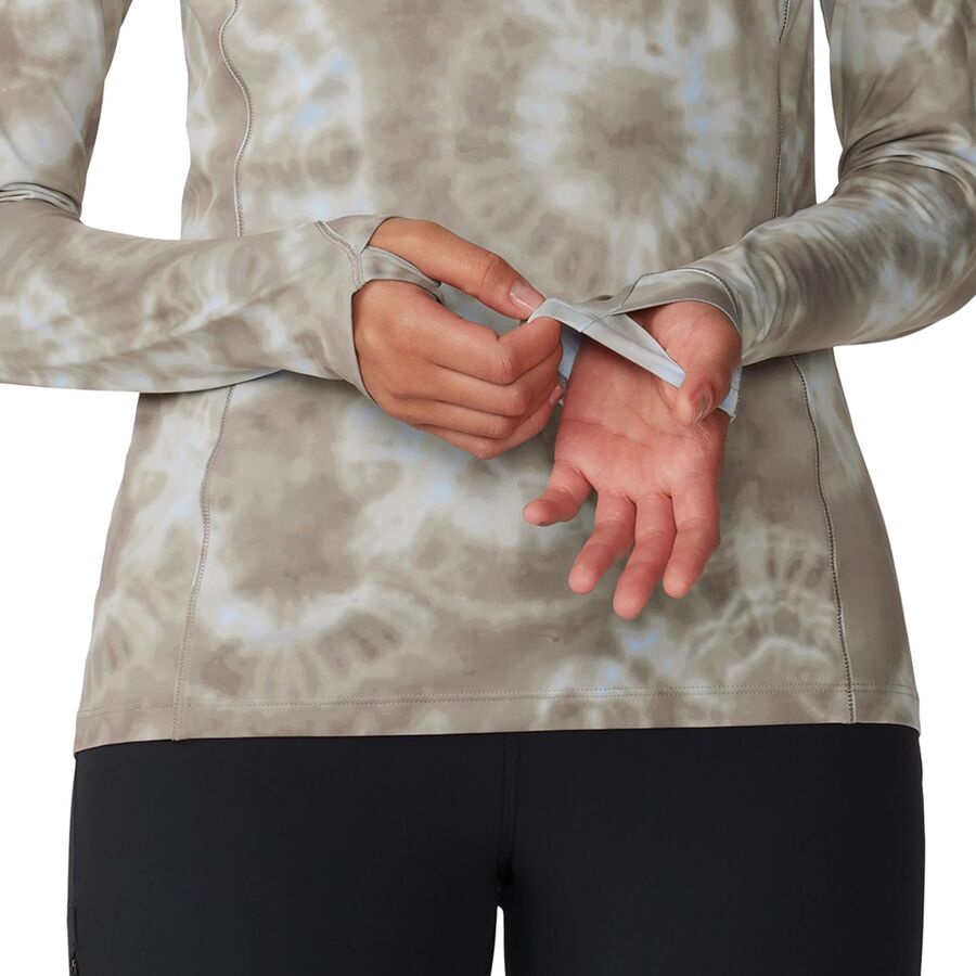Mountain Hardwear Crater Lake Half-Zip Top - Women's Dunes Spore Dye Print