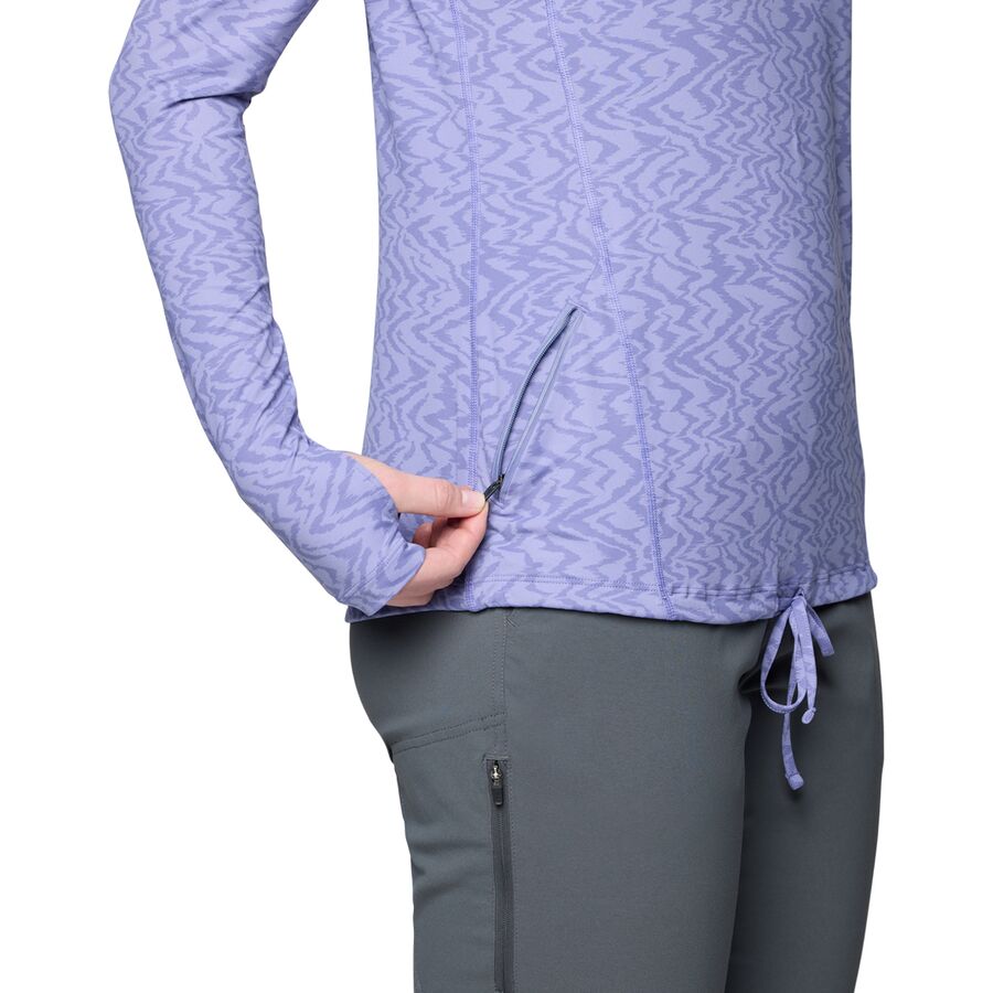 Mountain Hardwear Crater Lake Long-Sleeve Hoodie - Women's Avid Peaks Print