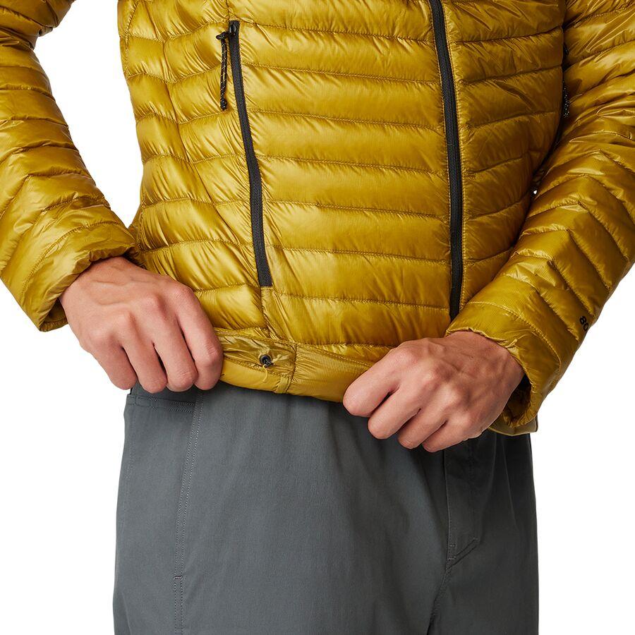 Mountain Hardwear Ghost Whisperer Hooded Jacket - Men's Dark Bolt