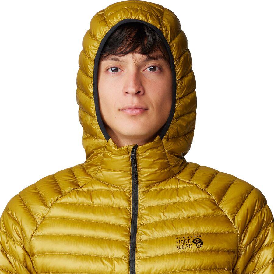 Mountain Hardwear Ghost Whisperer Hooded Jacket - Men's Dark Bolt