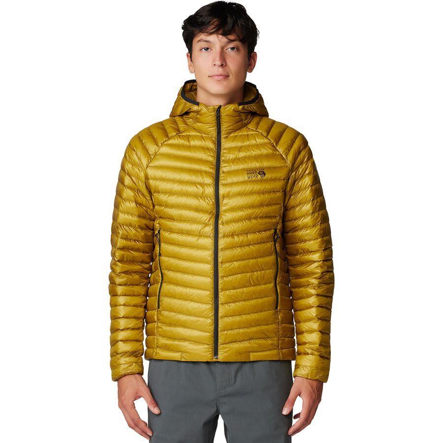 Mountain Hardwear Ghost Whisperer Hooded Jacket - Men's Dark Bolt