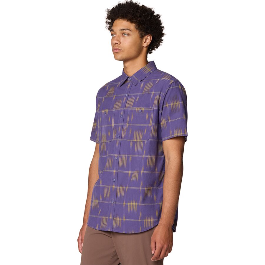 Mountain Hardwear Grove Hide Out Shirt - Men's Allium Ikat Jacquard