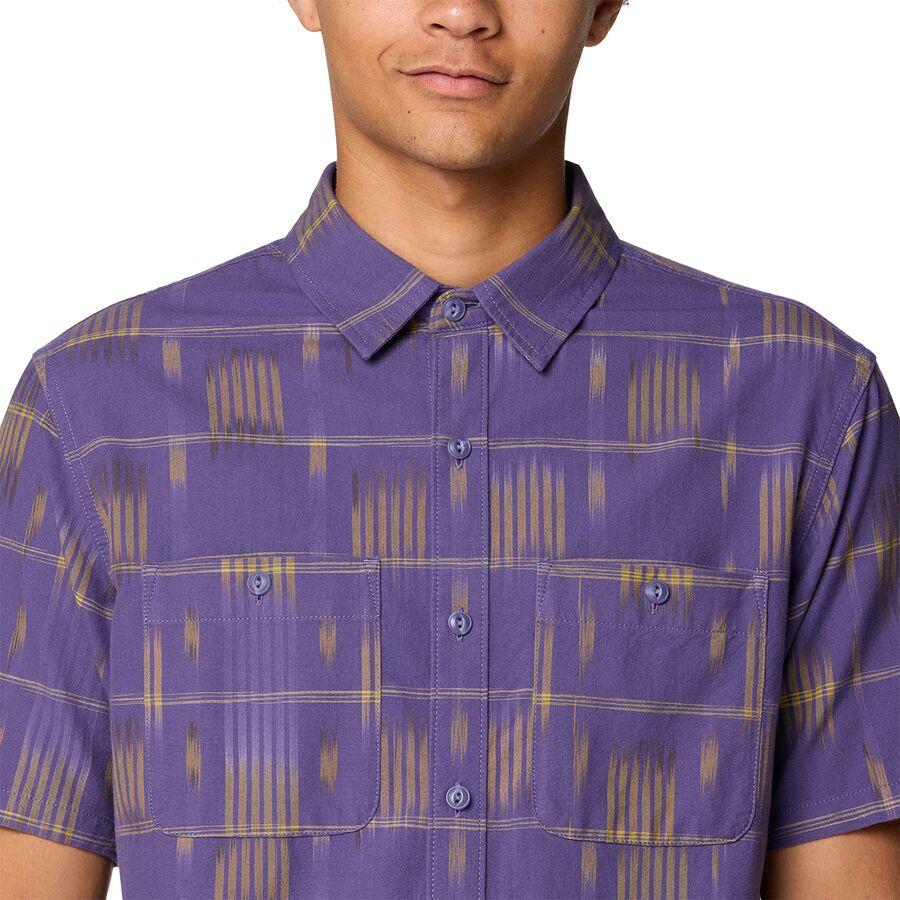 Mountain Hardwear Grove Hide Out Shirt - Men's Allium Ikat Jacquard