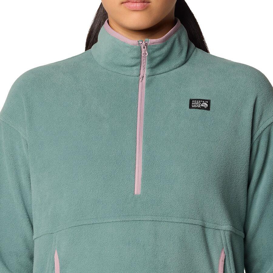 Mountain Hardwear Microchill Pullover - Women's Blue Pine