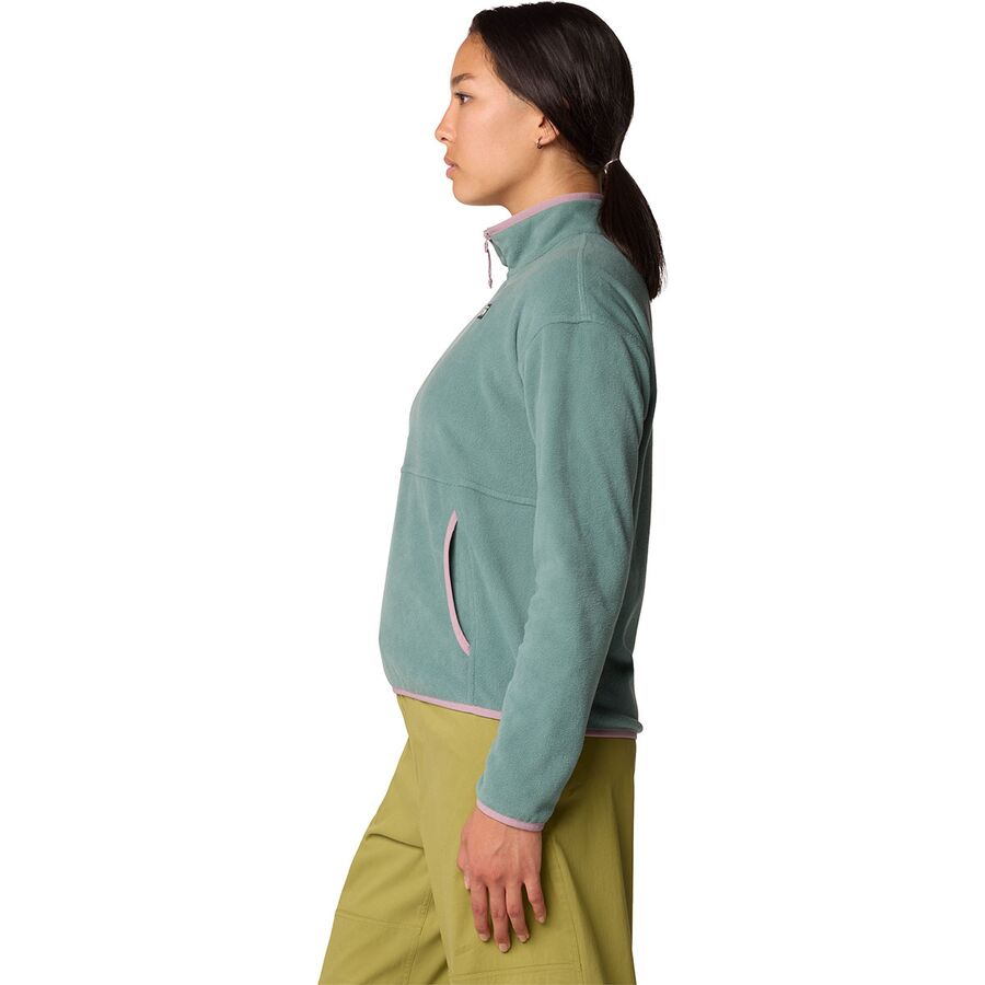 Mountain Hardwear Microchill Pullover - Women's Blue Pine