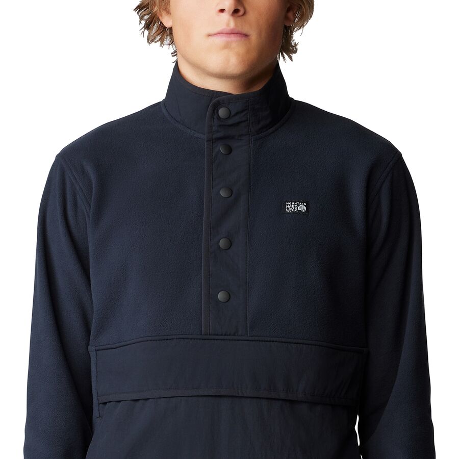 Mountain Hardwear Microchill Snap Pullover - Men's Black