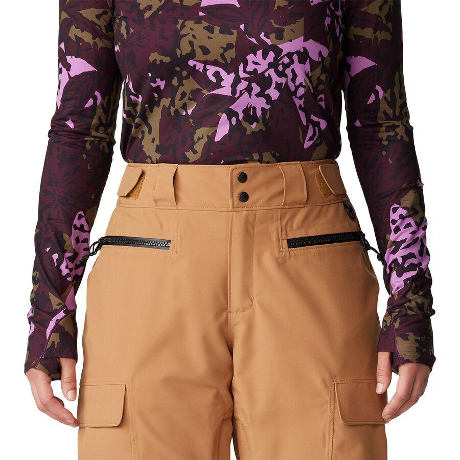 Mountain Hardwear Powder Maven Pant - Women's Copper Clay/Black
