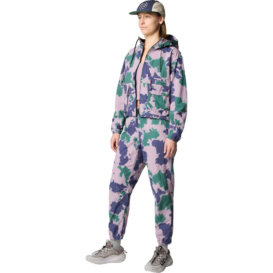 Mountain Hardwear Stryder Full Zip Jacket - Women's Blue Pine Blissed Dye Print