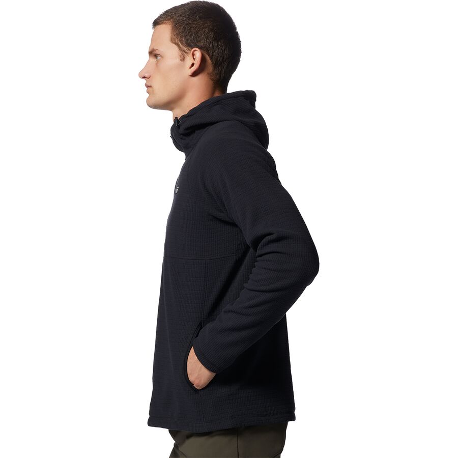 Mountain Hardwear Summit Grid Hoodie - Men's Black