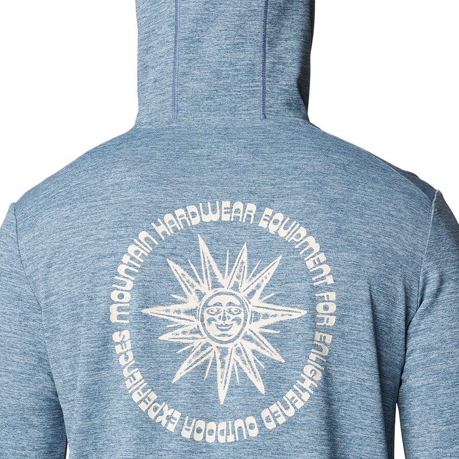 Mountain Hardwear Sunblocker Hoodie - Men's Adriatic Blue Heather