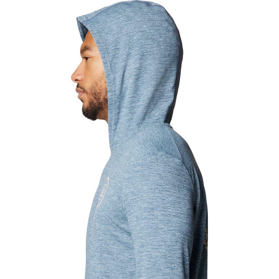 Mountain Hardwear Sunblocker Hoodie - Men's Adriatic Blue Heather