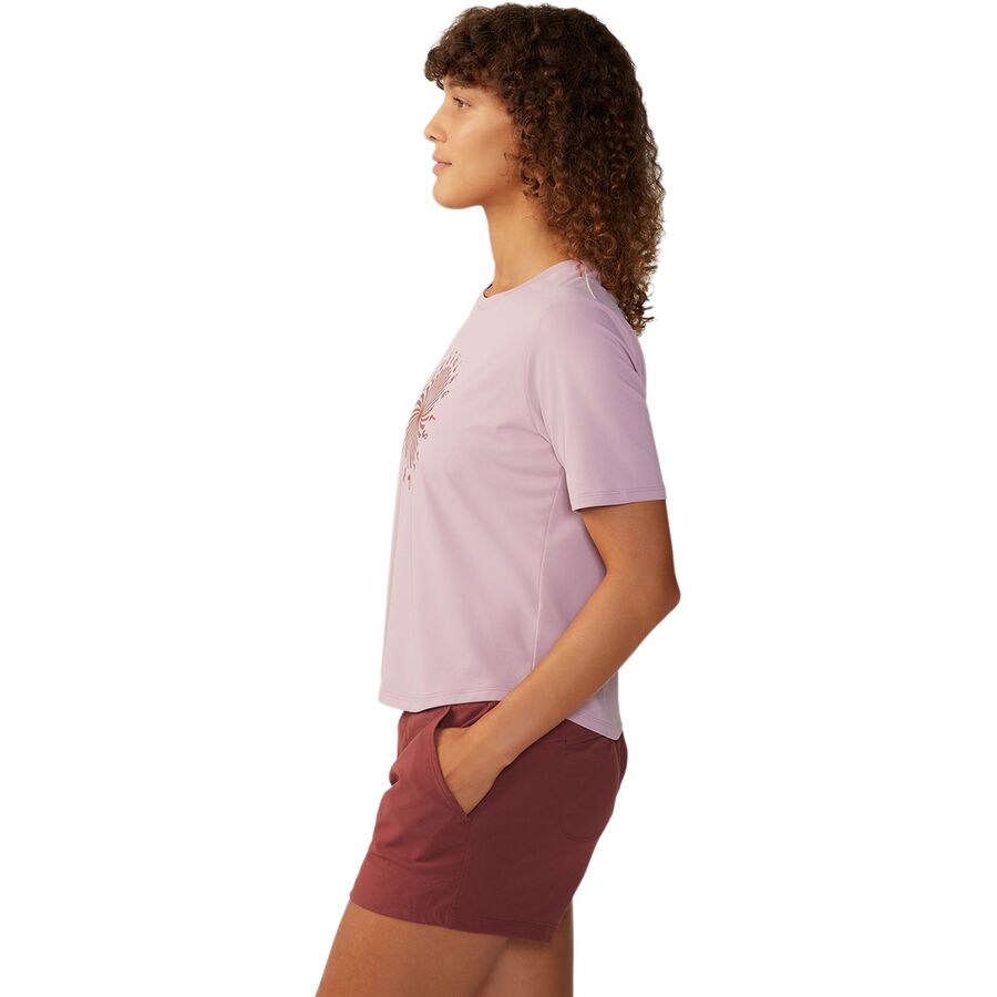 Mountain Hardwear Sunblocker Short-Sleeve Top - Women's Pink Moonstone