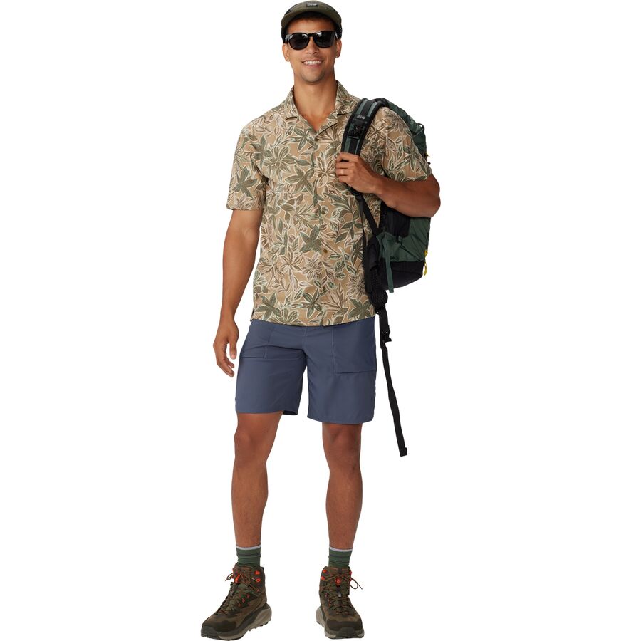 Mountain Hardwear Trail Sender 9in Short - Men's Blue Slate/Dark Storm