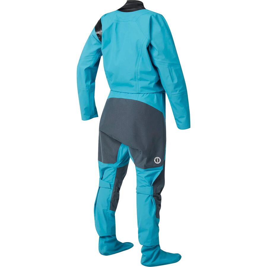 Mustang Survival Quadra Dry Suit - Women's Bluefin/Admiral Grey