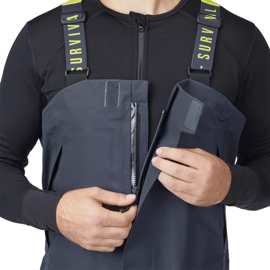 Mustang Survival Taku Waterproof Bib - Men's Admiral Grey