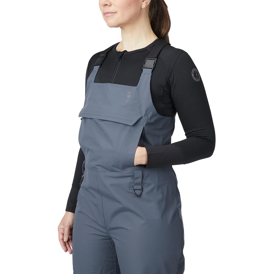 Mustang Survival Taku Waterproof Bib Pant Admiral Gray