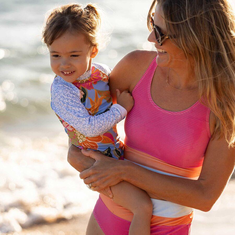 Nani Swimwear Long-Sleeve One-Piece Swimsuit - Toddler Girls' Mona