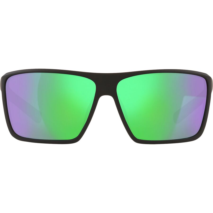 Native Eyewear Wells XL Polarized Sunglasses Matte Black/Green Reflex